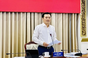 Phó Chủ tịch UBND TPHCM Bùi Xuân Cường phát biểu tại buổi giám sát