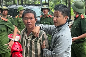 Phạm nhân Hồ Văn Đặng lúc bị bắt 