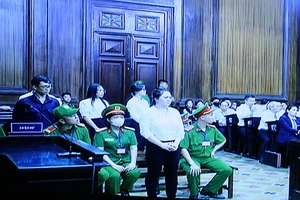 Bị cáo Nguyễn Phương Hằng tại phiên xét xử sơ thẩm