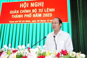 Phó Bí thư Thành ủy TPHCM Nguyễn Hồ Hải phát biểu tại hội nghị