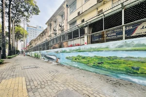 Độc đáo tường bích họa “Tự hào một dải non sông - Việt Nam tươi đẹp” ở Bệnh viện Từ Dũ 