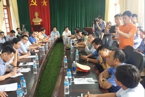 Bộ trưởng Nguyễn Văn Thể chỉ đạo tại cuộc họp sáng 23-7 tại Hải Dương