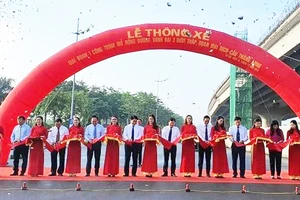 Hà Nội thông xe đường vành đai 3 đoạn Mai Dịch- Nam Thăng Long