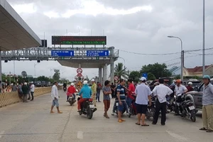 Tình hình phức tạp tại trạm BOT Ninh Xuân kéo dài 