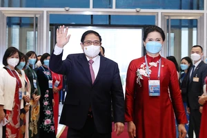 Thủ tướng Chính phủ Phạm Minh Chính tham dự Đại hội đại biểu phụ nữ toàn quốc lần thứ XIII sáng 10-3 tại Hà Nội