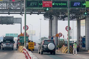 Làn thu phí ETC trên cao tốc Cầu Giẽ - Ninh Bình