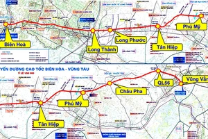 Phê duyệt dự án thành phần cao tốc Biên Hòa - Vũng Tàu hơn 6.850 tỷ đồng