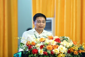 Bộ trưởng Nguyễn Văn Thắng phát biểu tại hội nghị sơ kết thực hiện dự án xây dựng đường bộ cao tốc Bắc – Nam phía Đông giai đoạn 1