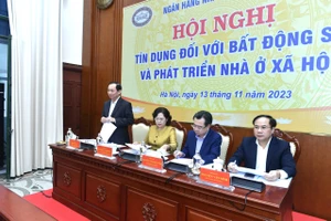 Hội nghị tín dụng đối với bất động sản (BĐS)và phát triển nhà ở xã hội, được tổ chức sáng 13-11 tại Hà Nội.
