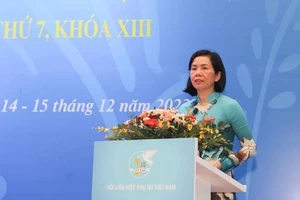Đại diện Hội LHPN Việt Nam công bố thể lệ Giải thưởng Nguyễn Thị Định