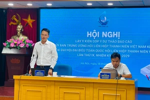 Hội nghị lấy ý kiến góp ý vào dự thảo báo cáo trình Đại hội đại biểu toàn quốc Hội LHTNVN lần thứ IX, nhiệm kỳ 2024 - 2029