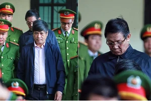 2 bị cáo Nguyễn Thanh Hóa và Phan Văn Vĩnh trong ngày tuyên án