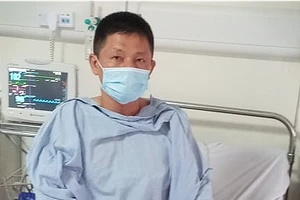 Anh Nguyễn Trần Minh tại bệnh viện