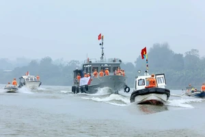 Lực lượng CSGT triển khai kế hoạch trên tuyến đường thủy