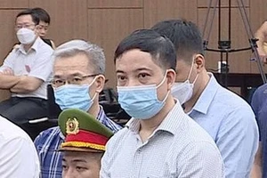 Bị cáo Phạm Trung Kiên tại phiên tòa