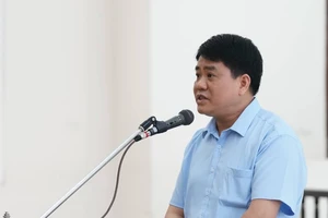 Bị cáo Nguyễn Đức Chung tại tòa