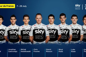 Đội hình đội đua Sky tham gia Tour de France năm nay