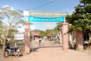 Trường THCS Nghi Yên, nơi kế toán Nguyễn Thị Thu từng làm việ