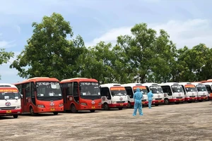 Thanh Hóa đón hơn 2.000 công dân về từ tỉnh Bắc Giang