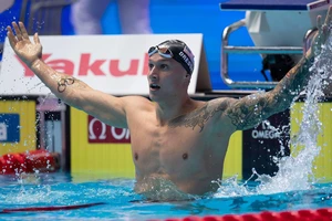 Niềm vui chiến thắng của Caeleb Dressel