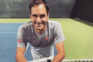 Hình ảnh Federer đếm ngược đến Qatar Open trên Twitter