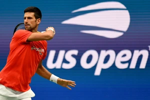 Djokovic trong buổi tập mới nhất tại US Open