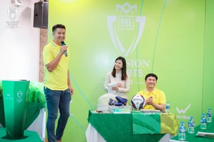 Ông Nguyễn Quốc Trung - Trưởng BTC chia sẻ về ý nghĩa của giải đấu. Ảnh: ĐOÀN NHẬT