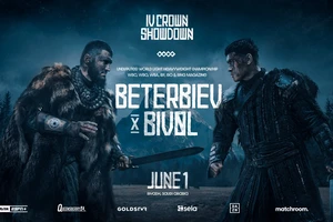 Hình ảnh quảng bá hoành tráng trận Beterbiev vs Bivol
