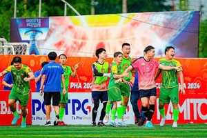 Đoàn kết là chìa khóa sức mạnh của Hà Tĩnh FC. Ảnh: ĐOÀN NHẬT