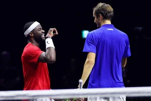 Tiafoe hớn hở sau chiến thắng