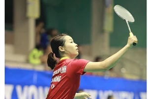 Tay vợt Nguyễn Thùy Linh không vào được chung kết giải. Nguồn: FBNV