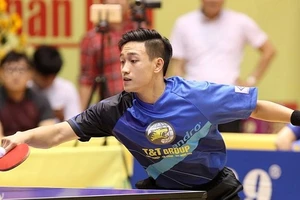 Nguyễn Anh Tú đã có ngôi vô địch giải Đỉnh cao Việt Nam lần 2-2018. ẢNH:QK