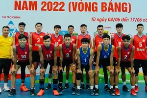 Đội nam Sanna Khánh Hòa đã giành quyền vào vòng chung kết giải hạng A 2022 sau lượt đấu cuối. Ảnh: T.THIÊN