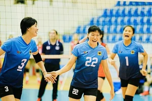 Ngọc Hoa (22) đã giải nghệ nhưng cô bất ngờ trở lại thi đấu giải vô địch quốc gia 2022 và chơi xuất sắc. Ảnh: T.THẢO