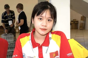 Kỳ thủ Nguyễn Thiên Ngân đã có tấm HCV cờ tiêu chuẩn ở bảng U18 nữ trẻ vô địch châu Á 2022. Ảnh: A.THƯ