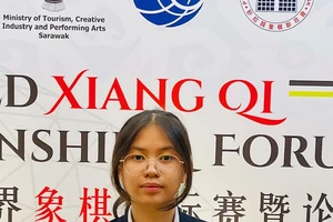 Kỳ thủ trẻ Thanh Lam đã có tấm HCV tại giải vô địch cờ tướng thế giới 2022 trong nhóm tuổi U16. Ảnh: T.Q.K