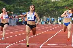 Tú Chinh từng thi đấu hiệu quả tại Đại hội thể thao toàn quốc cách đây 4 năm nhưng năm nay cô vắng mặt do đang ở giai đoạn hồi phục sau phẫu thuật. Ảnh: M.HOÀNG