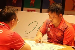 Nhật Quang trong màu áo đội tuyển quốc gia dự SEA Games 31 vừa qua và tới đây rất quyết tâm sẽ giành kết quả huy chương cao nhất tại Đại hội thể thao toàn quốc lần 9-2022. Ảnh: TCTDTT