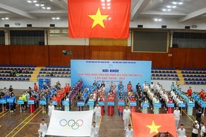 Các cơ quan báo chí tại Hà Nội đã có Hội khỏe thể thao đầy bổ ích. Ảnh: TRƯỞNG TRƯỞNG