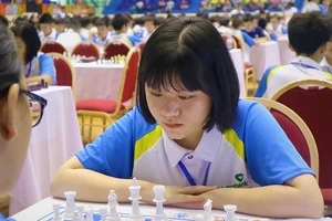 Thiên Ngân không thành công tại nội dung cờ tiêu chuẩn ở giải cờ vua Đông Á tại Thái Lan. Ảnh: T.NGÂN