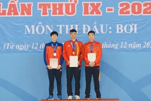 Huy Hoàng, Hưng Nguyên đều là những VĐV tốt nhất của đội tuyển bơi Việt Nam thời điểm hiện tại. Ảnh: D.P
