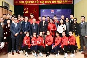 Ủy ban Olympic Việt Nam đã công bố thoả thuận với Quỹ chiến lược thể thao quốc tế ngay đầu năm 2023. Ảnh: VĂN DUY