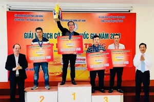 Phạm Thành Bảo là nhà vô địch cờ tiêu chuẩn năm nay. Ảnh: THÀNH TRUNG