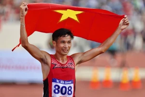 Nguyễn Văn Lai sẽ chạy marathon 42km tại Lai Châu trước khi thi đấu SEA Games 32. Ảnh: DŨNG PHƯƠNG