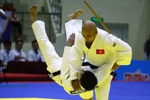 Các võ sĩ judo Việt Nam được tập huấn tại Mông Cổ nhằm chuẩn bị cho SEA Games 32. Ảnh: N.A