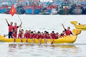 Đua thuyền Việt Nam có tham dự môn đua thuyền truyền thống tại SEA Games 32. Ảnh: VNSAILING