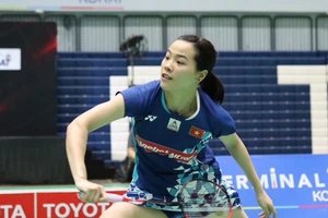 Nguyễn Thùy Linh đã dừng bước tại giải vô địch châu Á 2023. Ảnh: BWF