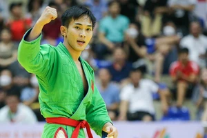 Lê Công Hoàng Hải là một trong những võ sĩ được thi đấu giải vô địch châu Á năm nay tại Trung Quốc. Ảnh: NHẬT ANH