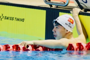 Tuyển thủ Nguyễn Huy Hoàng sẽ đi Hungary tập huấn để chuẩn bị cho kế hoạch chuyên môn tiếp theo của đội tuyển bơi Việt Nam. Ảnh: DŨNG PHƯƠNG