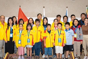 Đội cờ trẻ Việt Nam đã khép lại thi đấu ở thành phố Batumi. Ảnh: MINH THẮNG